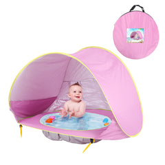 Baby Beach Tent Kids Outdoor Camping Easy Fold Up Waterproof  Up Sun Awning Tent UV-protecting Bundle Of Joy Emporium