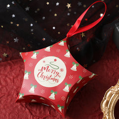 Christmas Gift Boxes Santa Claus Candy Box Star Shape Merry Christmas Boxes Bags for Home New Year Xmas Decor Kids Gifts