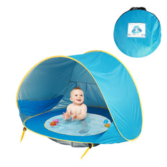 Baby Beach Tent Kids Outdoor Camping Easy Fold Up Waterproof  Up Sun Awning Tent UV-protecting Bundle Of Joy Emporium