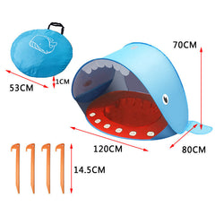 New Kids Beach Shade Splash Tent Bundle Of Joy Emporium