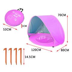 New Kids Beach Shade Splash Tent Bundle Of Joy Emporium