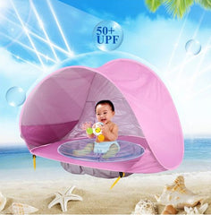 Baby Beach Tent Kids Outdoor Camping Easy Fold Up Waterproof  Up Sun Awning Tent UV-protecting Bundle Of Joy Emporium