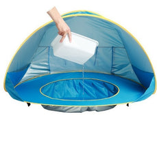 Baby Beach Tent Kids Outdoor Camping Easy Fold Up Waterproof  Up Sun Awning Tent UV-protecting Bundle Of Joy Emporium