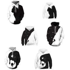 Art Digital Print Children's Hooded Long-Sleeved Sweater