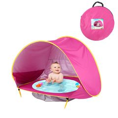 Baby Beach Tent Kids Outdoor Camping Easy Fold Up Waterproof  Up Sun Awning Tent UV-protecting Bundle Of Joy Emporium