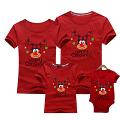 Christmas Family Look Mom And Me Clothes  Kids T-shirt