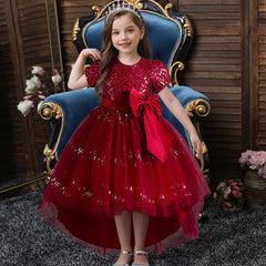 Children's Dress Princess Dress Sequined Performance Pettiskirt